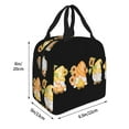 thumbnail image 2 of Bingfone Sunflower Gnomes 5 Print Lunch Bag Insulated Lunch Box, Small Leakproof Cooler Food Lunch Containers Reusable High Capacity Lunch Tote Bags for Work, Travel, Outdoor, 2 of 5