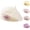 White, variant on Cute Flower Toddler Beret, Warm Knitted French Style Winter Cap for Baby Girls (0-3 Years)