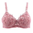 thumbnail image 2 of SDNall Bras for Women Color Comfortable Hollow Out Perspective Bra Underwear No Rims, 2 of 9