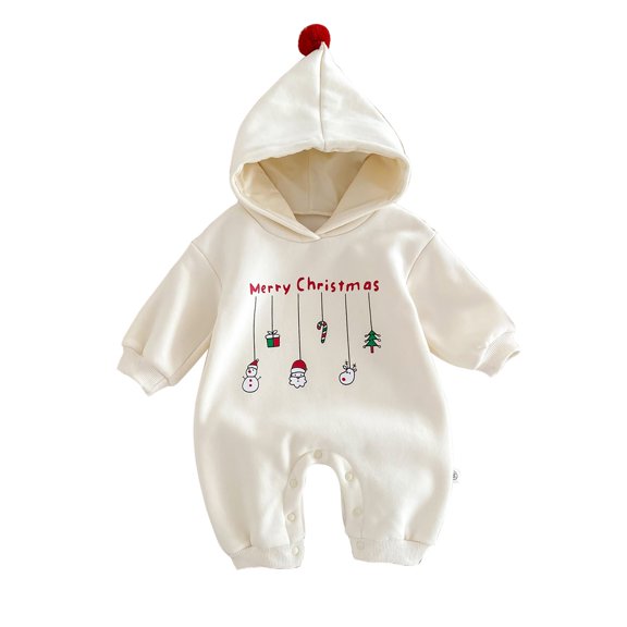 Coerni Boys Girls Fall Winter Romper Baby New born Fleece Snowsuit Winter Coat Warm Hooded Jumpsuit for Baby Boy Gir Clothes
