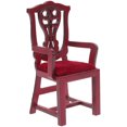thumbnail image 1 of Miangastore Adorable Mini Furniture Wooden Doll Chair Desktop Miniature Chair Children Supply, 1 of 8