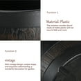 thumbnail image 4 of Maceta de barril de madera de imitación, de gran capacidad, de plástico vintage para jardín., 4 of 8