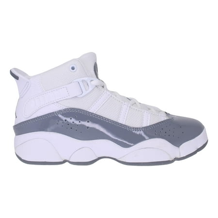 Nike Jordan 6 Rings White/Cool Grey-White 323432-121 Pre-School Size 11Y Medium
