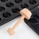 thumbnail image 5 of Cateissary Molde de cáscara para tarta de huevo, pastel de galletas, pastel de queso, empujador de repostería, prensador de DIY, Cocina y Comedor, 5 of 6