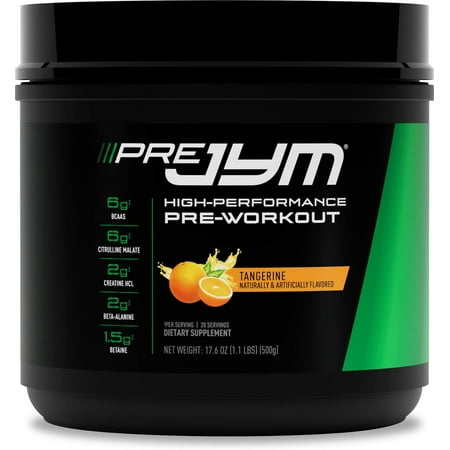 PRE JYM 20 Servings - Tangerine 20.0 Servings (Pack of 1) Tangerine
