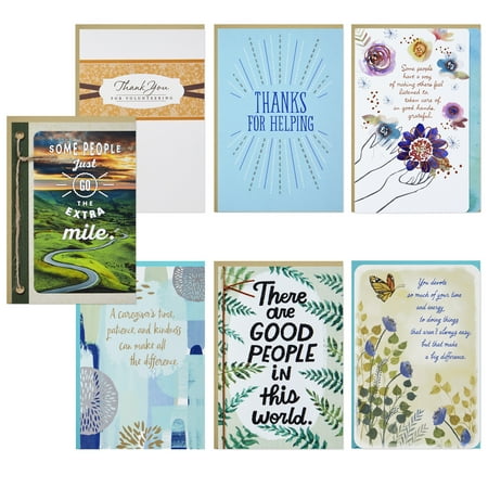Hallmark Thank You Card Assortment, 7 Cards with Envelopes (Special Connections)