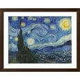 thumbnail image 2 of Art.com The Starry Night, June 1889 Giclee Print by Vincent van Gogh, Brown Frame Wall Art, 40" x 32", 2 of 4