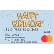 Mastercard® $20-$500 Puffy Balloons eGift Card (Plus $6.84 Purchase Fee) [Email Delivery]