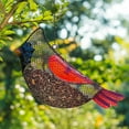 thumbnail image 6 of Evergreen Garden Cardinal Mesh Bird Feeder, 6 of 9