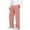 X28-2-Pink, variant on YUEHUA Kid Girl's Wide Leg Sweatpants Elastic High Waisted Loose Baggy Pants with Drawstring Pockets, Size 14-15 Years