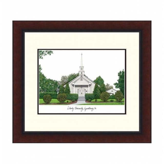 Campusimages VA989LR Liberty University Legacy Alumnus Framed Lithograph