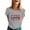 Grey, variant on Womens Athletic Tops Womens V Neck Striped Tee Shirts Short Sleeve Compression Shirt Long Sleeve Women Long Shirts Shirt Women for Layering for Tech Pack Woman Tee White S