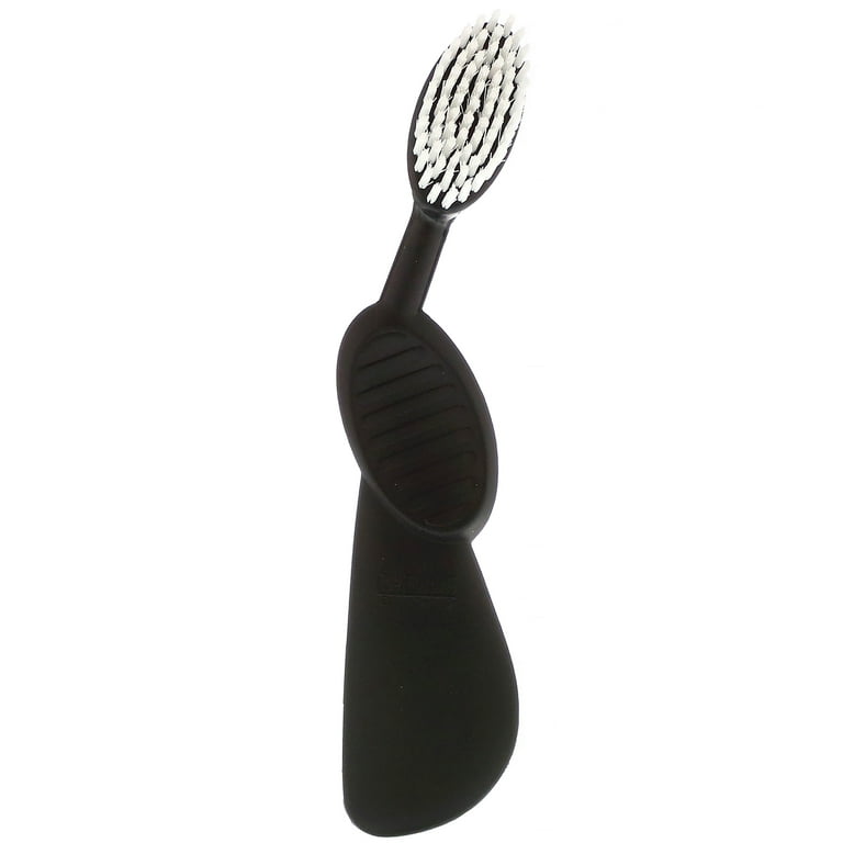 Hand Brush w/Short Handle, 330 mm, Soft, Black 450252