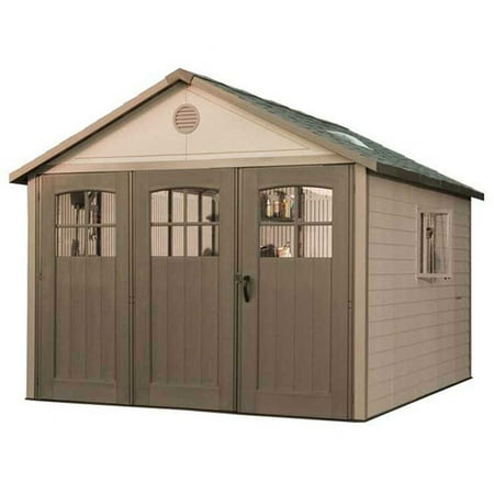 lifetime 11 ft. w x 21 ft. d plastic storage shed