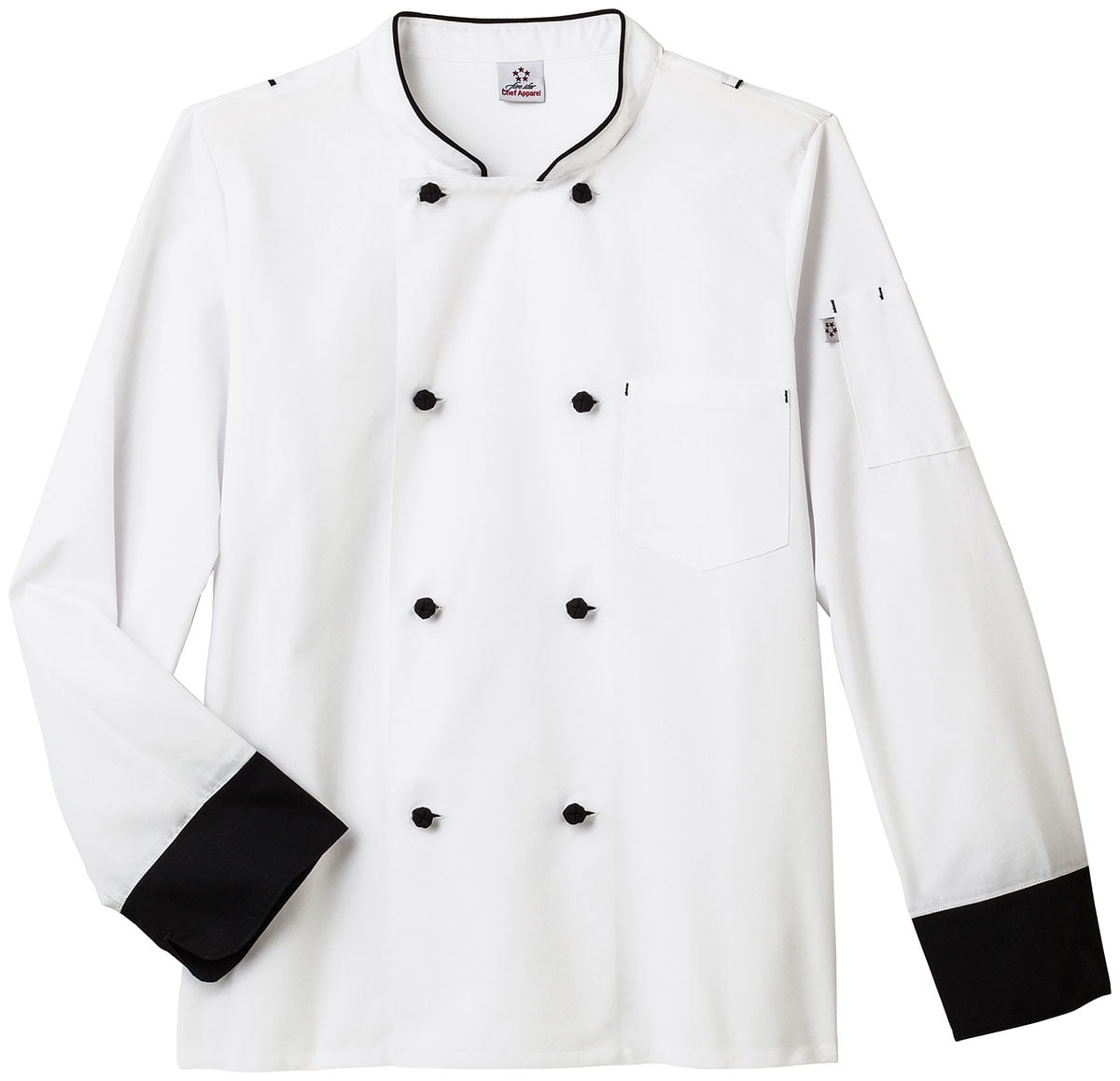Linteum Textile 65/35 Poly/Cotton Unisex Chef Coat White 