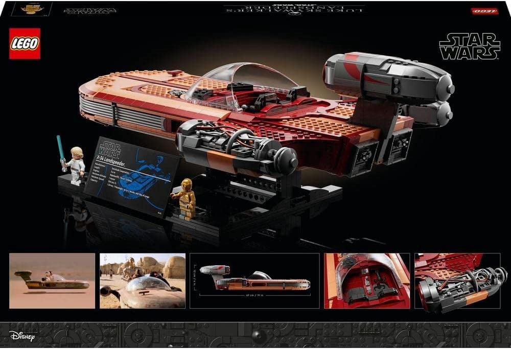 LEGO Luke Skywalker's Landspeeder 75341, Ultimate Collector Series Star Wars Building Kit for Adults