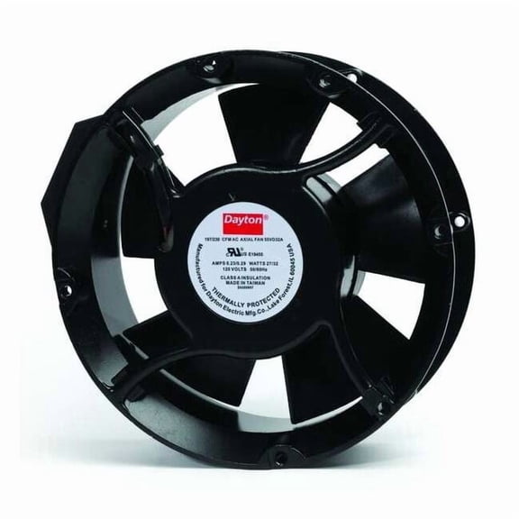 Dayton Standard Round Axial Fan, 120V AC, 230 cfm cfm 55VD32