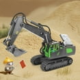 thumbnail image 4 of Remote Control Car Excavator Trucks with Lights and Sounds for Complete Construction Play Alloy Material 24 Action Control, 4 of 4