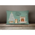 thumbnail image 4 of Carolines Treasures CK7673PW1216 English Foxhound Christmas Everyone Canvas Fabric Decorative Pillow 12H x16W multicolor, 4 of 4