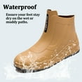 thumbnail image 2 of AUXDIQ Rain Boots Women Men Short Ankle Waterproof Rain Shoes Outdoor Garden Shoes, 2 of 6