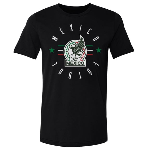 Men's 500 Level Black Mexico National Team Futbol T-Shirt