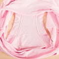 thumbnail image 5 of VISALY Seamless Underwear Plus Size Panties Tummy Control Shorts Full Coverage Underwear High Waist Loose Casual Underwear Stretch Briefs Comfort Underwear No Show Underwear Cotton Panties Pink 4Xl, 5 of 5