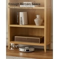 thumbnail image 6 of EYYTHUNG Farmhouse 71" Tall Bookshelf Set of 2, Large Freestanding Wooden Open Bookcase with Adjustable Shelf, Wood Display Book Shelf, Natural Oak, 6 of 8