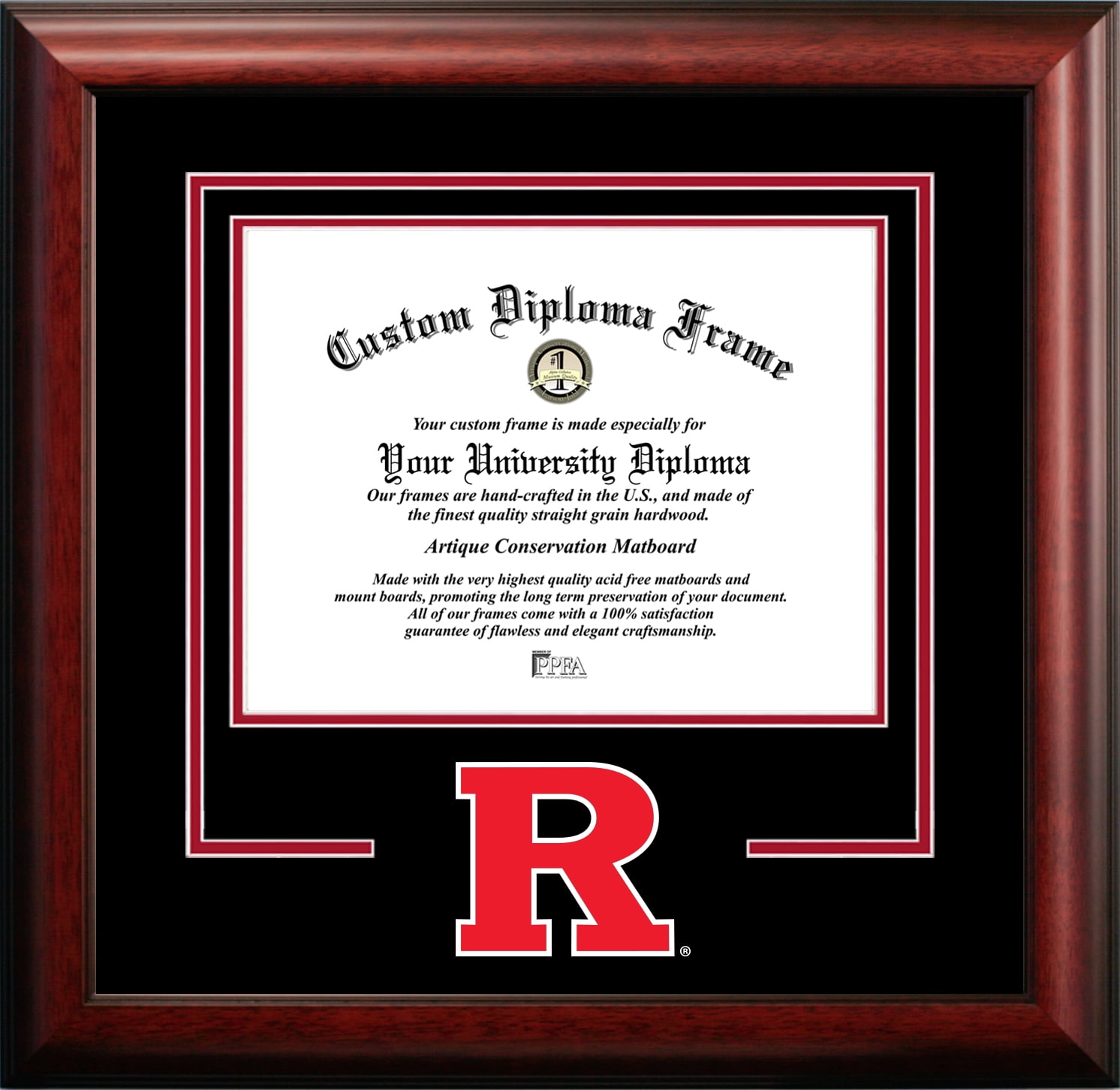 University Frames Purdue University 9.625w x 7.625h Spirit Diploma Frame