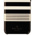 thumbnail image 3 of Kate Spade New York Étui Rigide de Protection - Étui Arrière pour Cellulaire - Blanc, Feuille d'Or, Rayé 2 Noir, 3 of 4