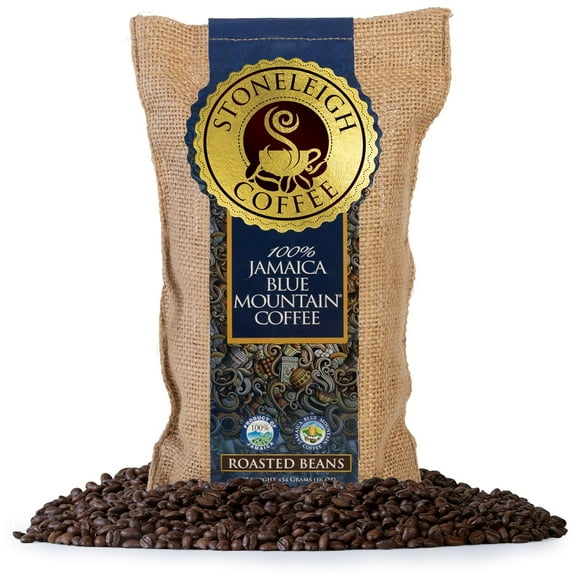 Coffee Beans 16OZ - Stoneleigh 100% Jamaican Blue Mountain