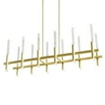 thumbnail image 6 of CWI Lighting Dragonswatch Integrated LED Satin Gold Chandelier, 6 of 6
