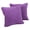 Ultra Violet, variant on 18-inch Double-corded Solid Microsuede Square Throw Pillows with Inserts (Set of 2), Teal