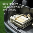 thumbnail image 4 of Carrito utilitario ONEFOREST, carro plegable con toldo, carpa, color beige, 4 of 7