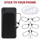 thumbnail image 2 of Ultra Thin Optics Reading Glasses&Case Mini Nose Clip 1.0,1.5,2.0,2.5,3.0 Unisex, 2 of 3