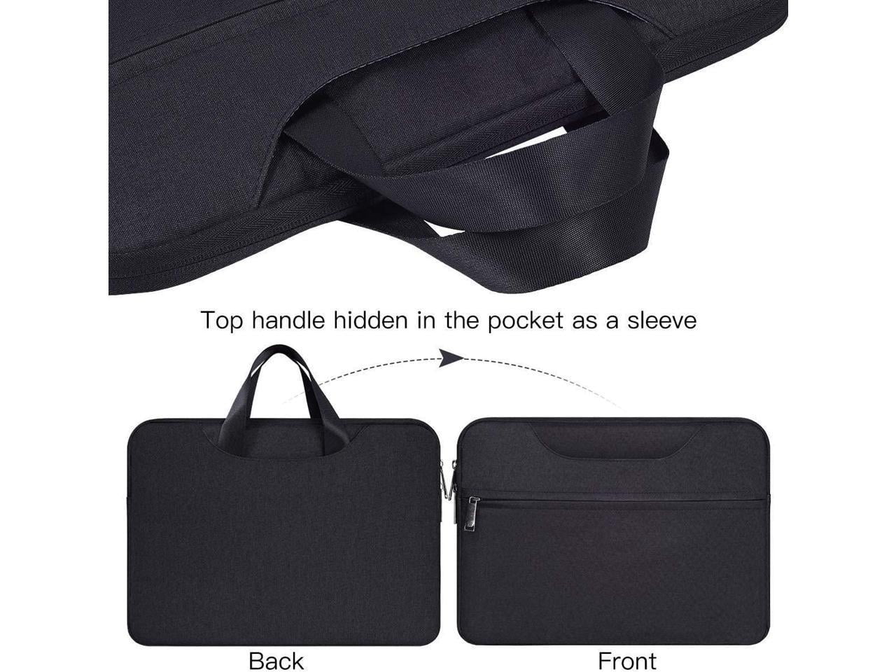 Universal 11 12 13 14 15 16 inch Laptop Bag, Computer Bag, WaterProof Laptop Case, Laptop Sleeve + Shoulder Strap for MacBook Acer Lenovo HP Dell Samsung