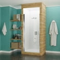 thumbnail image 3 of ANZZI Glass Shower Door Lancer Series Frameless Semi-Hinged 72 in. H x 23.4 in. W Polished Chrome, 3 of 11