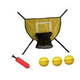 thumbnail image 5 of Dualoai Trampoline Basketball Hoop Attachment Soft Basketball Goal for Training Kids Yellow Ball, 5 of 9