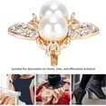 thumbnail image 2 of HUGFEGWE 10pcs Rhinestone Pearl Shoe Clips, Crystal Shoe Clips, Wedding Party Shoes Buckles Decoration, Decorative Rhinestone Shoe Clips Buckles CJB91-105266, 2 of 7