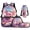 Axolotl, variant on Yuyamidu Brown Duck Camo School Backpack and Lunch Bag for 3rd Grade Kids Girls Schoolbag and Lunch Box Set of 4 Pencil Case Water Bottle Carrier with Strap Boys School Bookbag