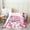 Pink White Gray, variant on Cosmic Stars Throw Flannel Blanket 30x40in, Purple Pink Starry Sky Gradual Abstract Super Soft Cozy Bed Blanket, Lightweight Plush Fuzzy Bed Throw for Bedroom Sofa Couch Living Room