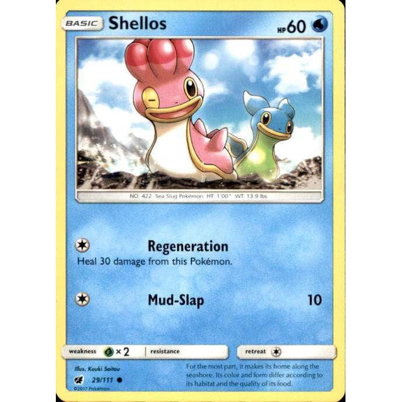 Pokemon Crimson Invasion Common Shellos #29