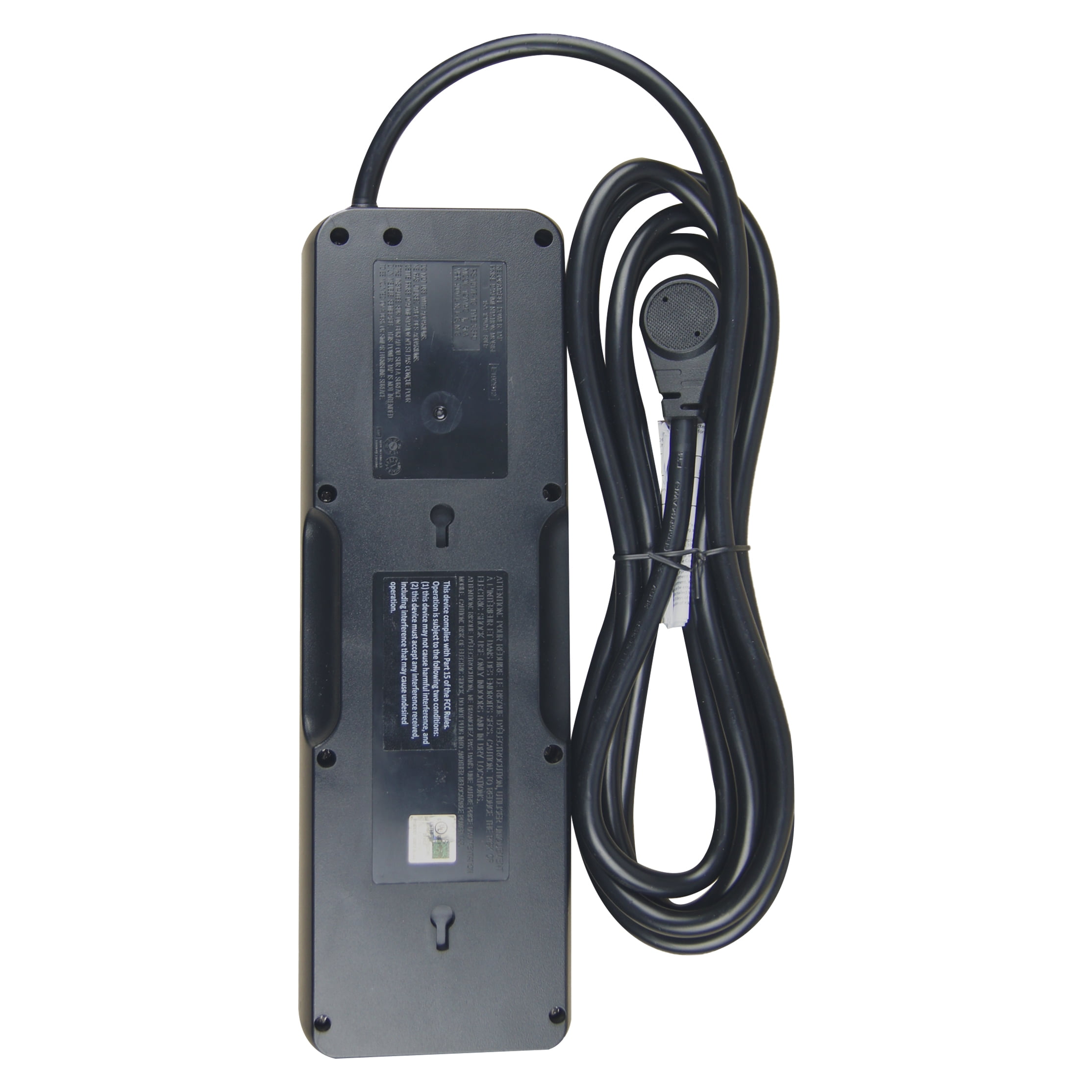 Hyper Tough Indoor 10-Outlet 10ft Surge Protector 2480-Joule Protection with 4 USB Ports, Black