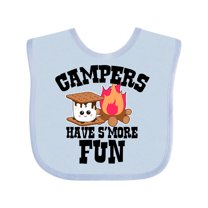 Inktastic Campers Have Smore Fun Boys or Girls Baby Bib