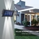 thumbnail image 5 of Outdoor Light Sensor | Modern Wall Mount Solar Lamp | IP65 Waterproof Rainproof ABS | Automatic Day-Night Light Control | Black | Courtyard Patio Garage | 10x8x3cm | 1 Pack, 5 of 8