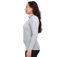 thumbnail image 3 of Microweight Women's Wool 1/4-Zip - Woolverino, 3 of 8