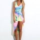 thumbnail image 2 of Sonducket Mujeres Tie Dye Beach Dress Party Blusa larga Tops Casual Chaleco sin mangas Boho Summer Vestidos Degradado S, 2 of 6
