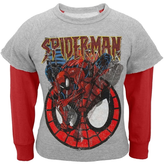 Spider-Man - Jump & Roll Juvy Reversible Crewneck Sweatshirt - Juvy 7