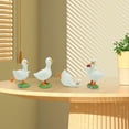 thumbnail image 6 of YardVibe Tiny Garden Goose Figurine, Fairy Garden Accessories Miniature Figurine Decoration for Mini Garden Micro Landscape Terrarium - 4 pcs Goose, 6 of 9