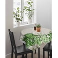 thumbnail image 4 of St. Patrick's Suqare Tablecloth - 54 x 54 Inch, Luck Shamrock Eucalyptus Leaves Flowers Beige Waterproof & StainResistant Tablecloth, Washable Oil-proof Table Cover for Dining/Party/Wedding/Buffet, 4 of 9