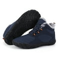 thumbnail image 1 of Zapatos Piel Cálidos Botas Nieve Descalzas Felpa Invierno Impermeables para Hombres Y Mujeres, 1 of 9